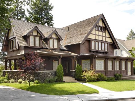 tudor revival house roofing.